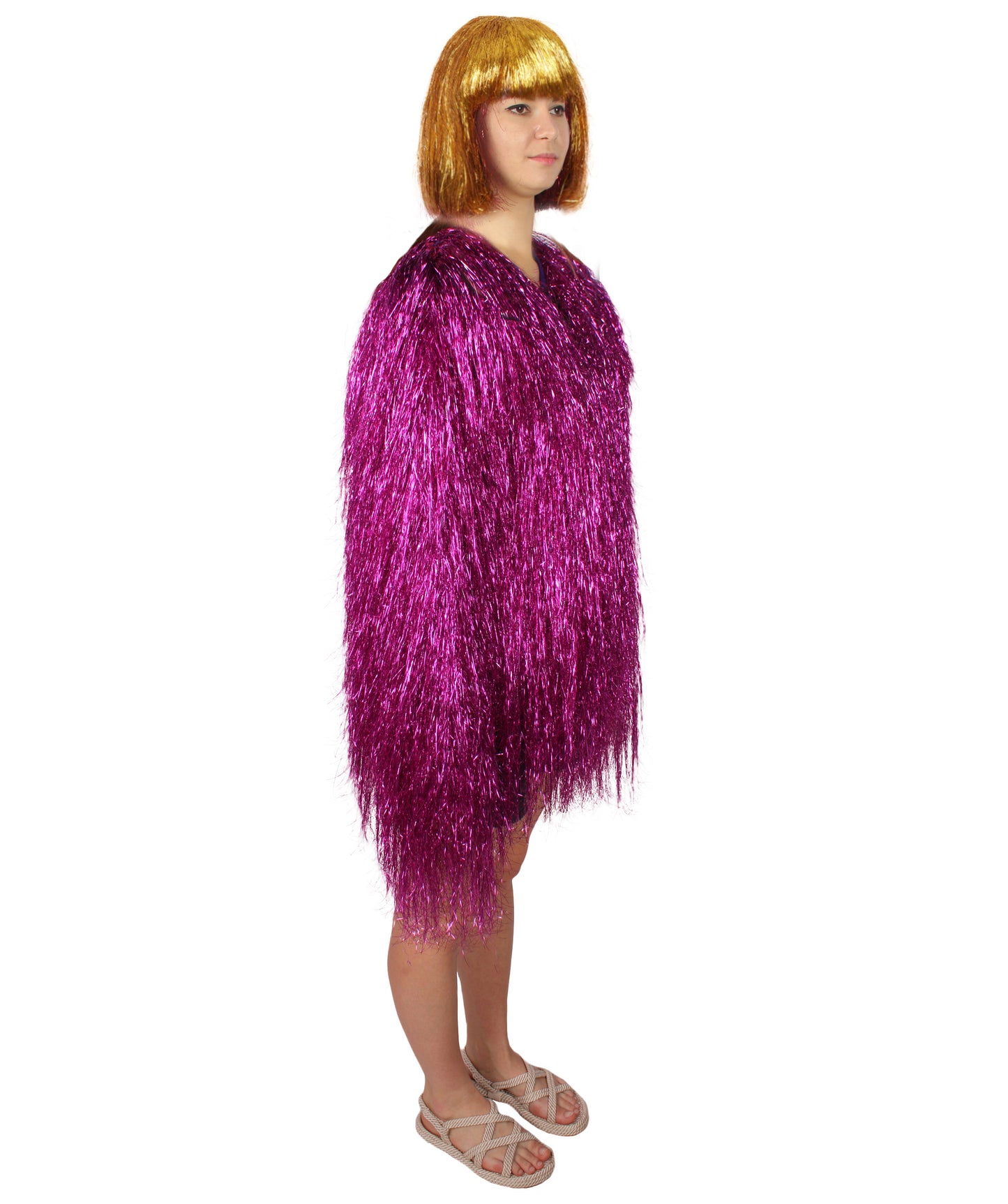 HPO Women's Party Tinsel Costume Set | Multiple Color Options | Suitable for Halloween |  Tinsel Material