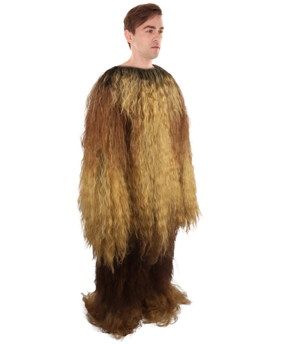 HPO Men's Long Hairy Warrior Ape Military Leader Resistance Fighter Costume | Fancy Costume Collections