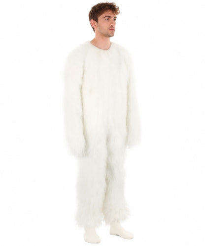 HPO Unisex Easter Bunny Furry Costume I Best for Halloween I Flame-retardant Synthetic Fiber