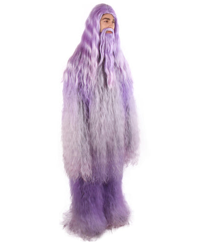 Unisex Bigfoot Horror Wig with Mustache and Beard Bundle | Multiple Color Options