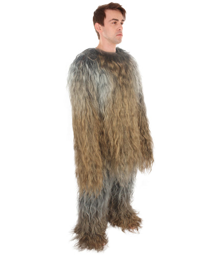 Unisex Hairy Warrior Ape Military Leader Resistance Fighter Costume | Multiple Colors Fancy Costume