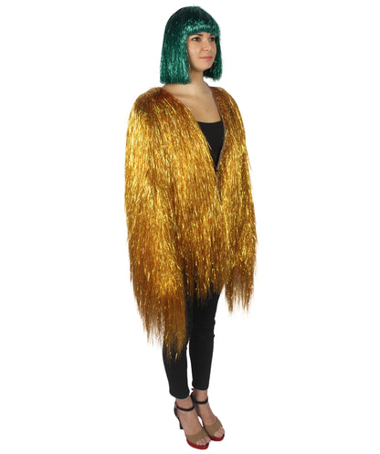 HPO Women's Party Tinsel Costume Set | Multiple Color Options | Suitable for Halloween |  Tinsel Material