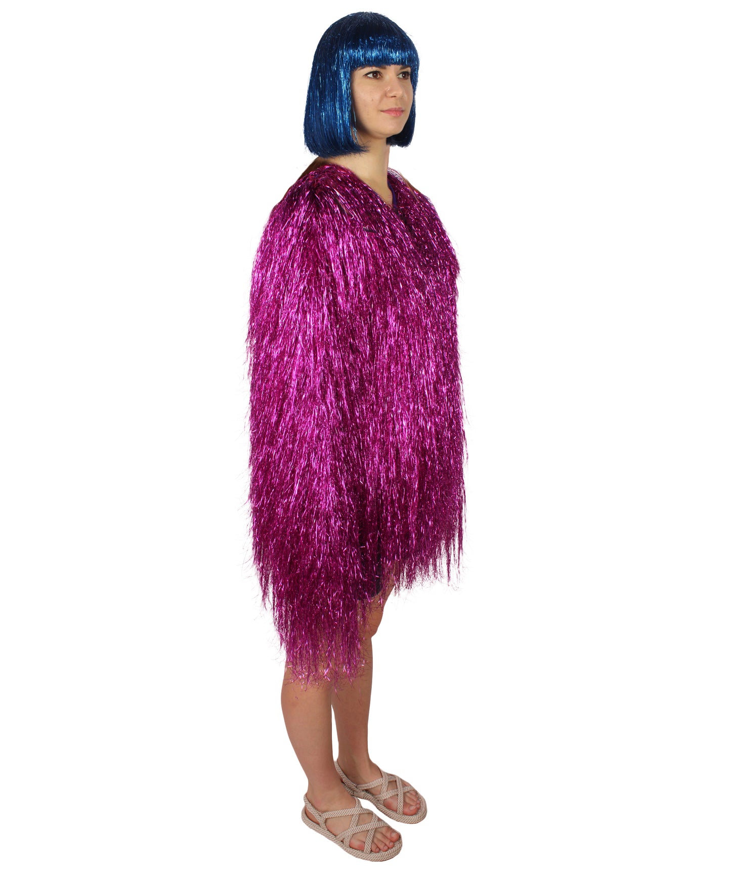 HPO Women's Party Tinsel Costume Set | Multiple Color Options | Suitable for Halloween |  Tinsel Material