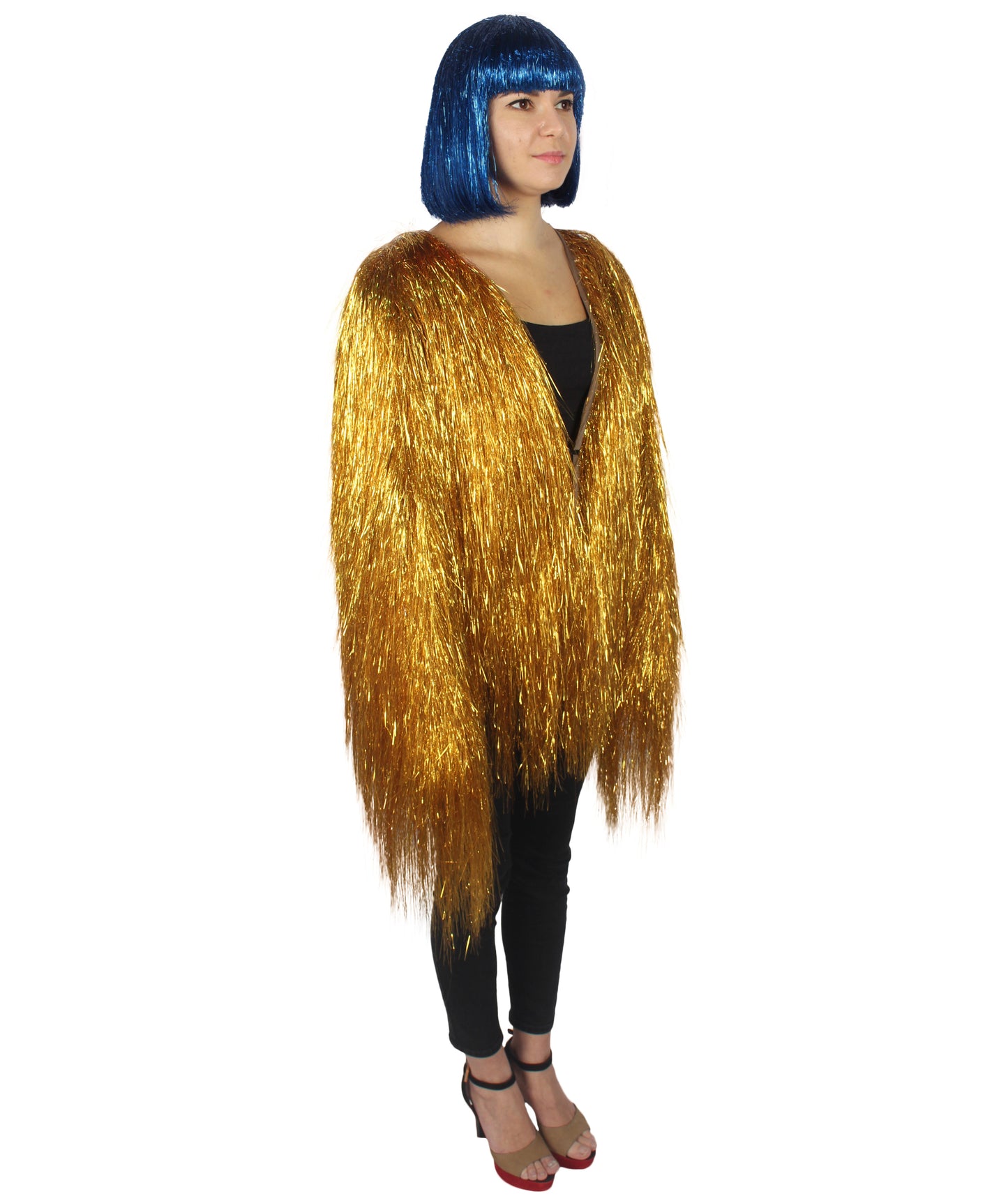 HPO Women's Party Tinsel Costume Set | Multiple Color Options | Suitable for Halloween |  Tinsel Material