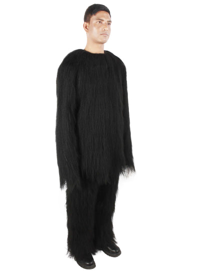 HPO Hairy Unisex Ape Mask and Bodysuit Costume Bundle | Multiple Color Options