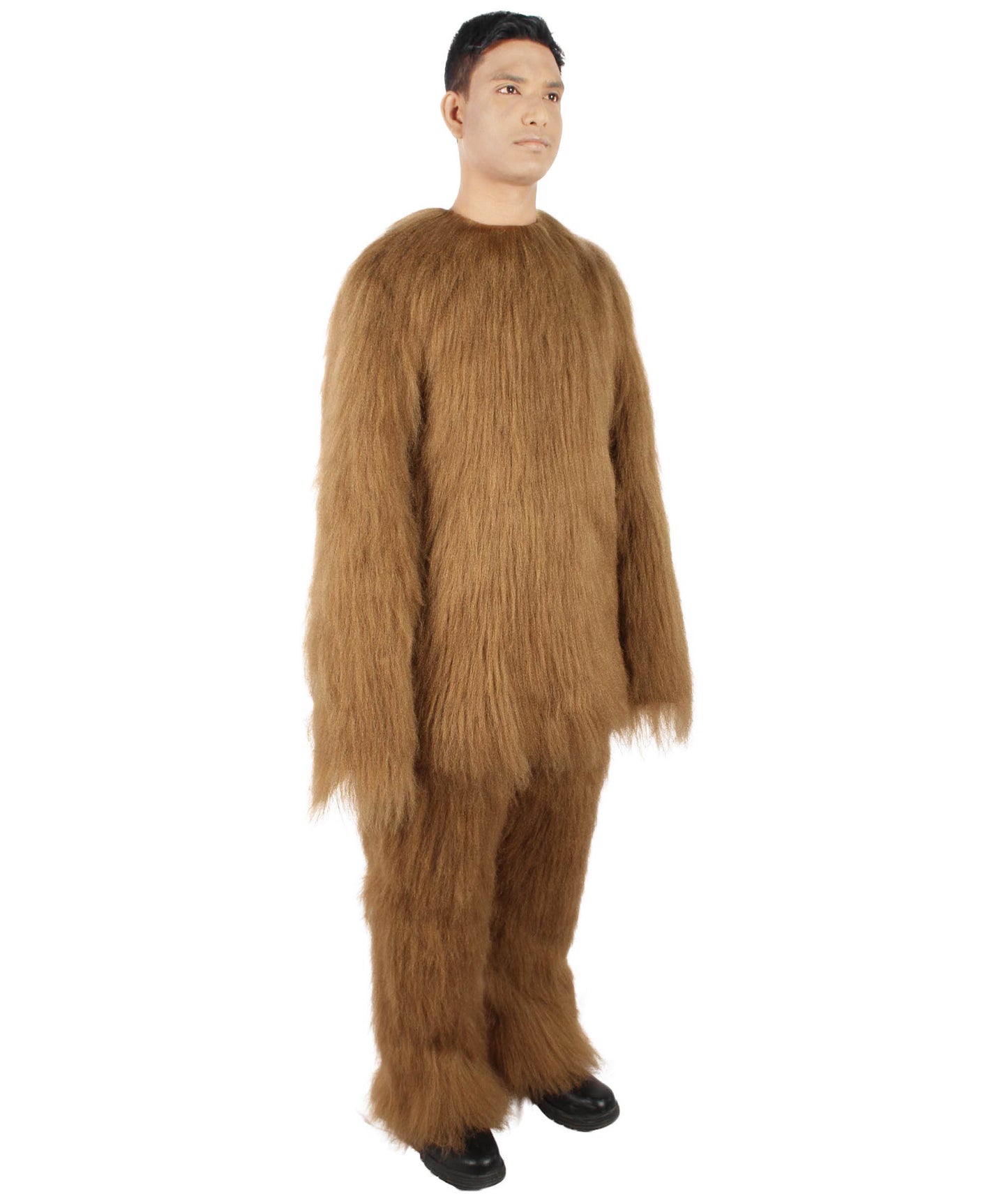 HPO Hairy Unisex Ape Mask and Bodysuit Costume Bundle | Multiple Color Options