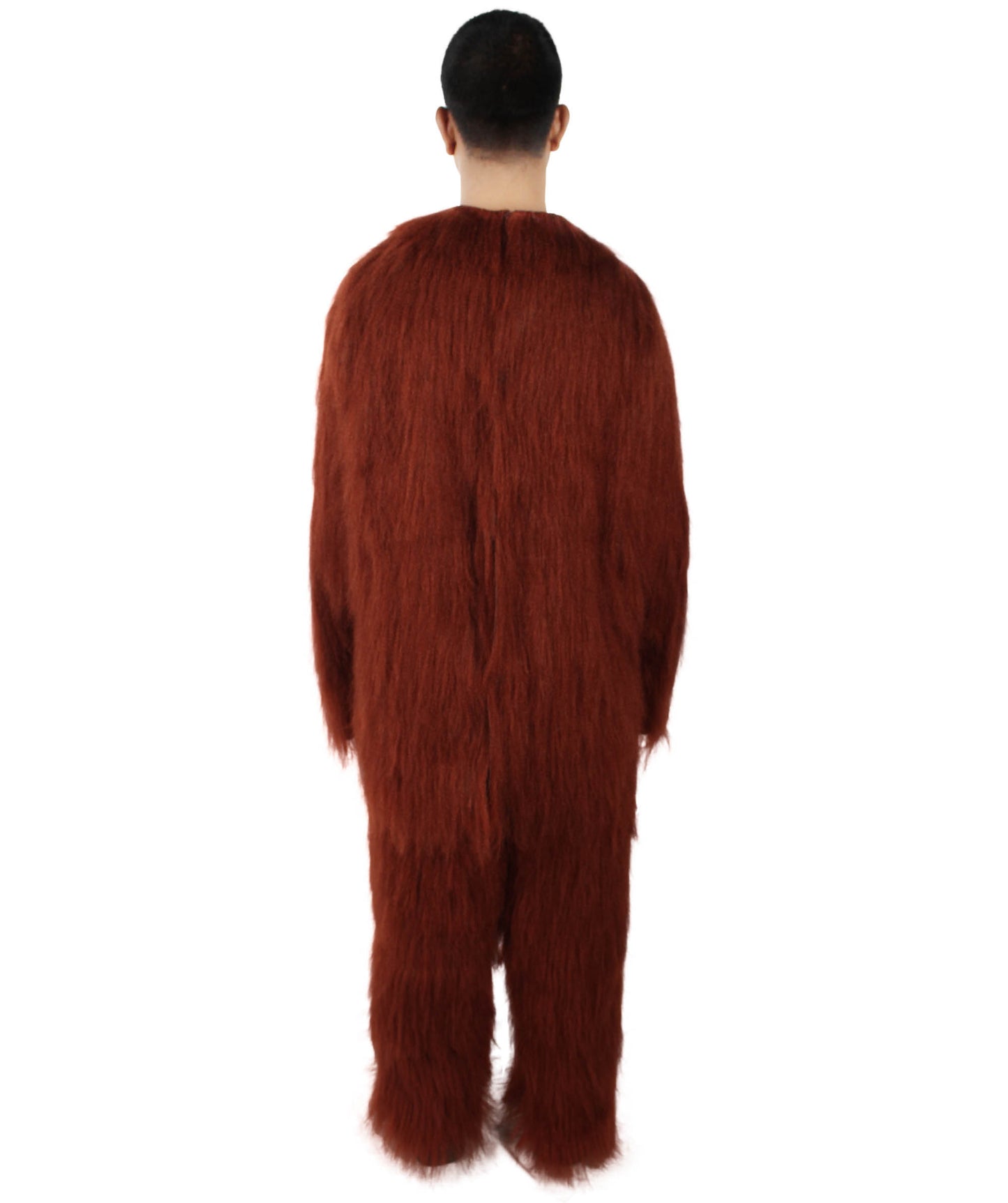 HPO Hairy Unisex Ape Mask and Bodysuit Costume Bundle | Multiple Color Options