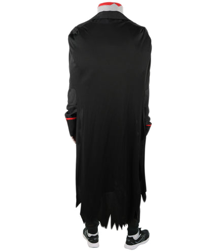 HPO Men's Theatrical Gothic Costume | Voluminous Straight Texture Crafted From Flame-Retardant Synthetic Fiber With Capless Cap | Ideal For Theater, Halloween, Drag And Costume Events