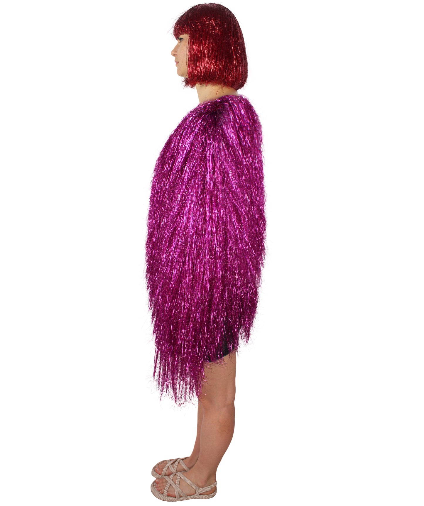 HPO Women's Party Tinsel Costume Set | Multiple Color Options | Suitable for Halloween |  Tinsel Material