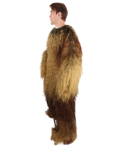 HPO Men's Long Hairy Warrior Ape Military Leader Resistance Fighter Costume | Fancy Costume Collections