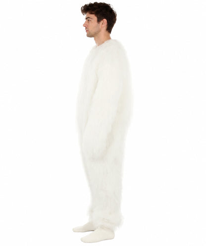 HPO Unisex Easter Bunny Furry Costume I Best for Halloween I Flame-retardant Synthetic Fiber