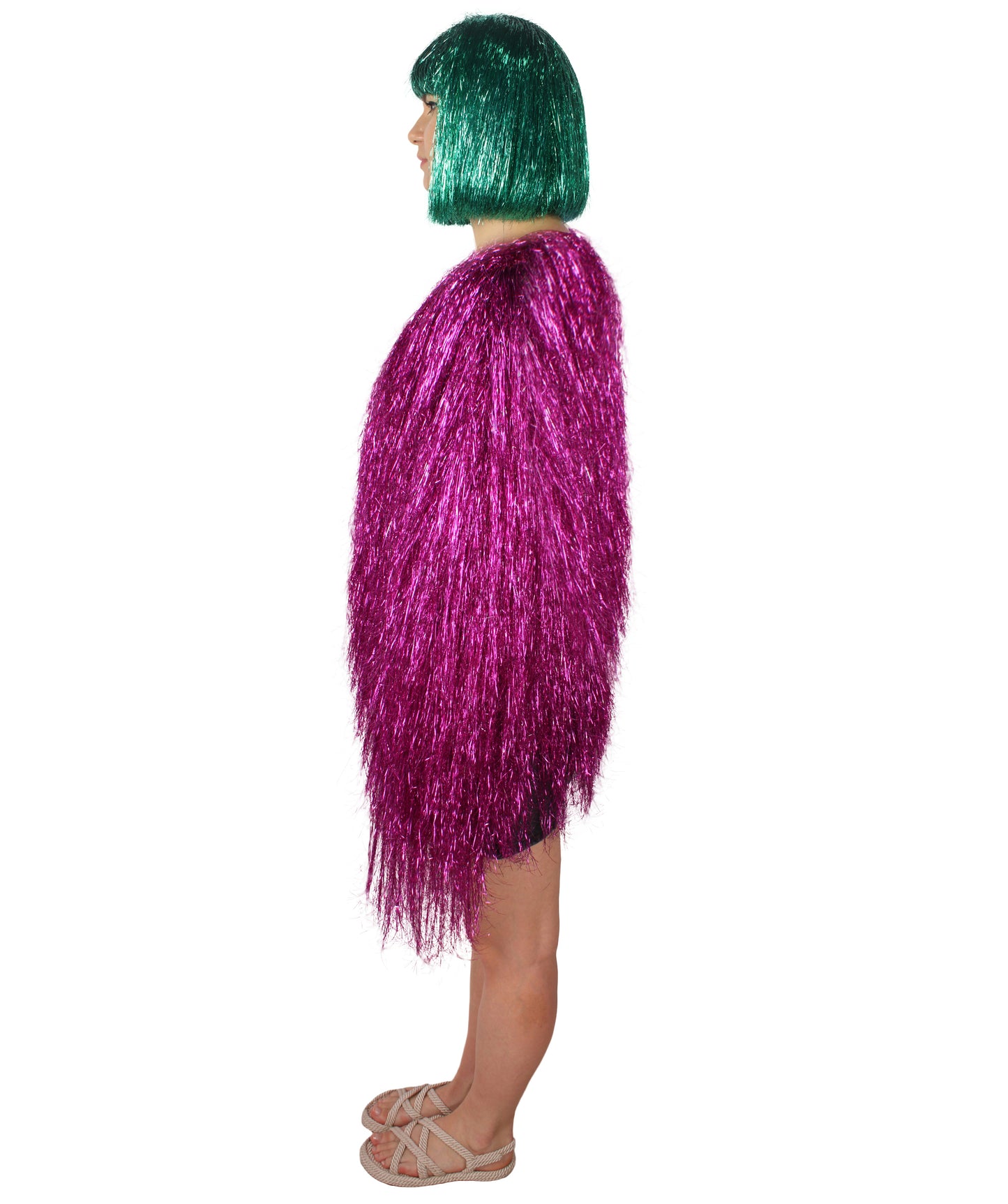 HPO Women's Party Tinsel Costume Set | Multiple Color Options | Suitable for Halloween |  Tinsel Material