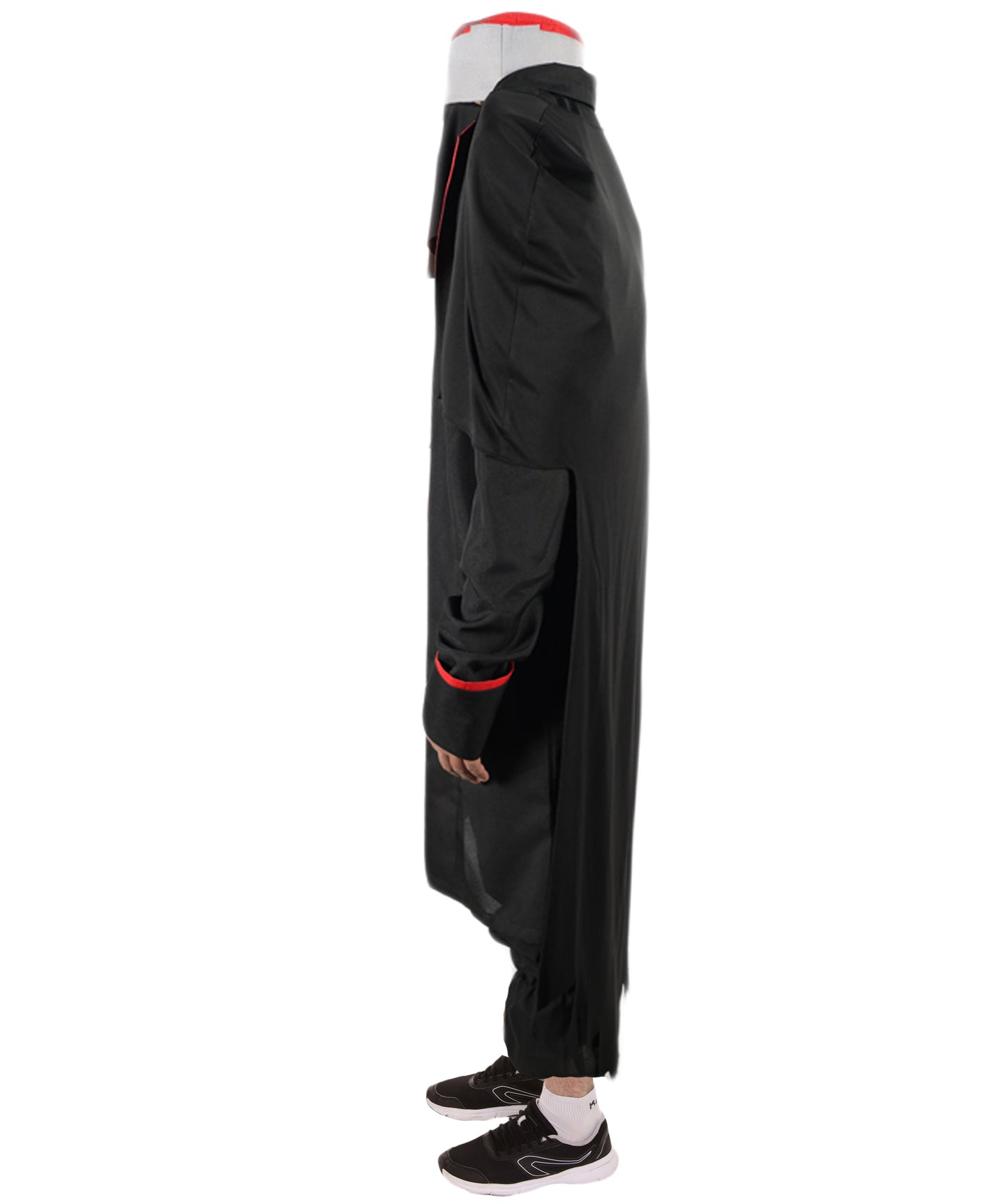 HPO Men's Theatrical Gothic Costume | Voluminous Straight Texture Crafted From Flame-Retardant Synthetic Fiber With Capless Cap | Ideal For Theater, Halloween, Drag And Costume Events