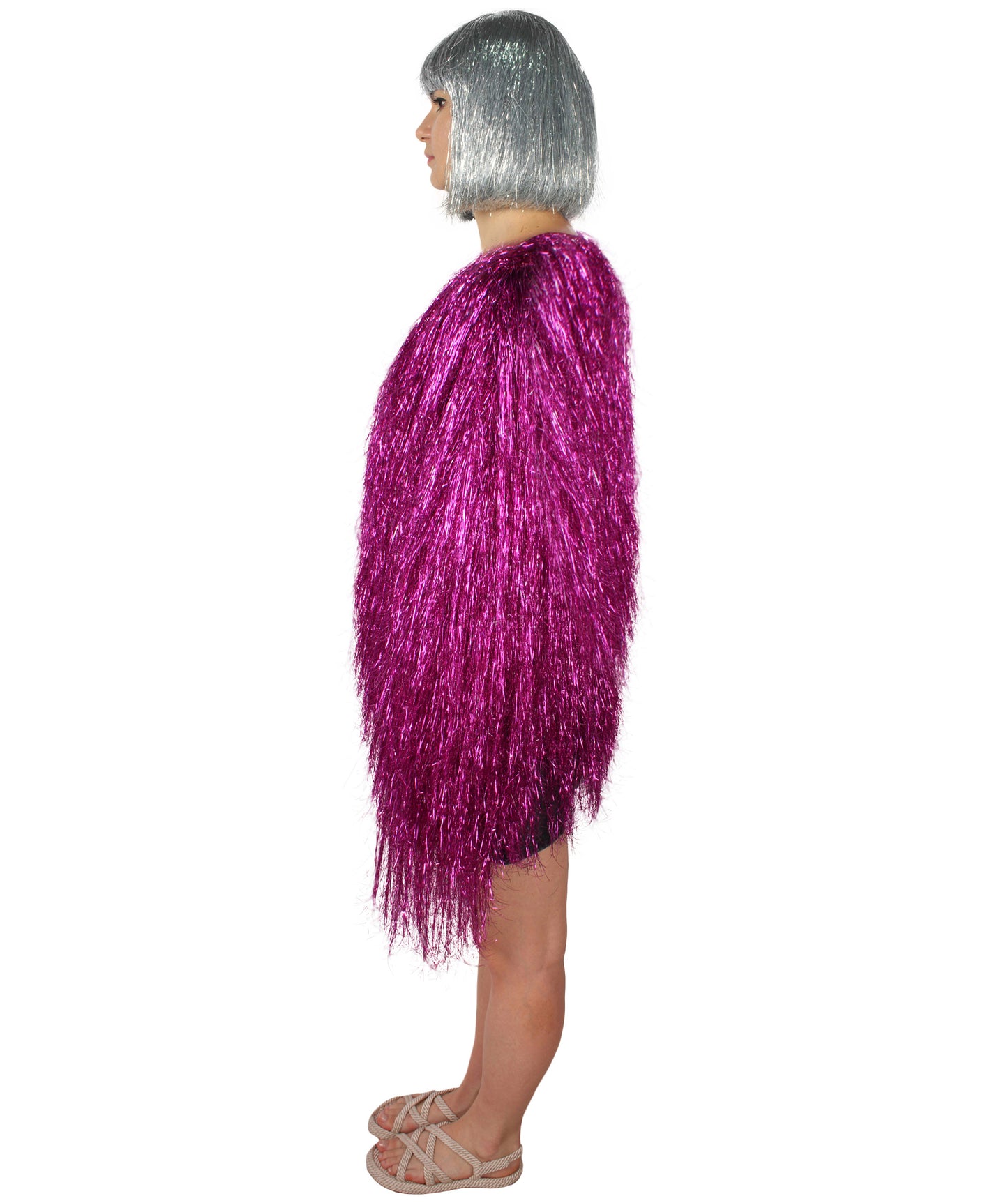 HPO Women's Party Tinsel Costume Set | Multiple Color Options | Suitable for Halloween |  Tinsel Material