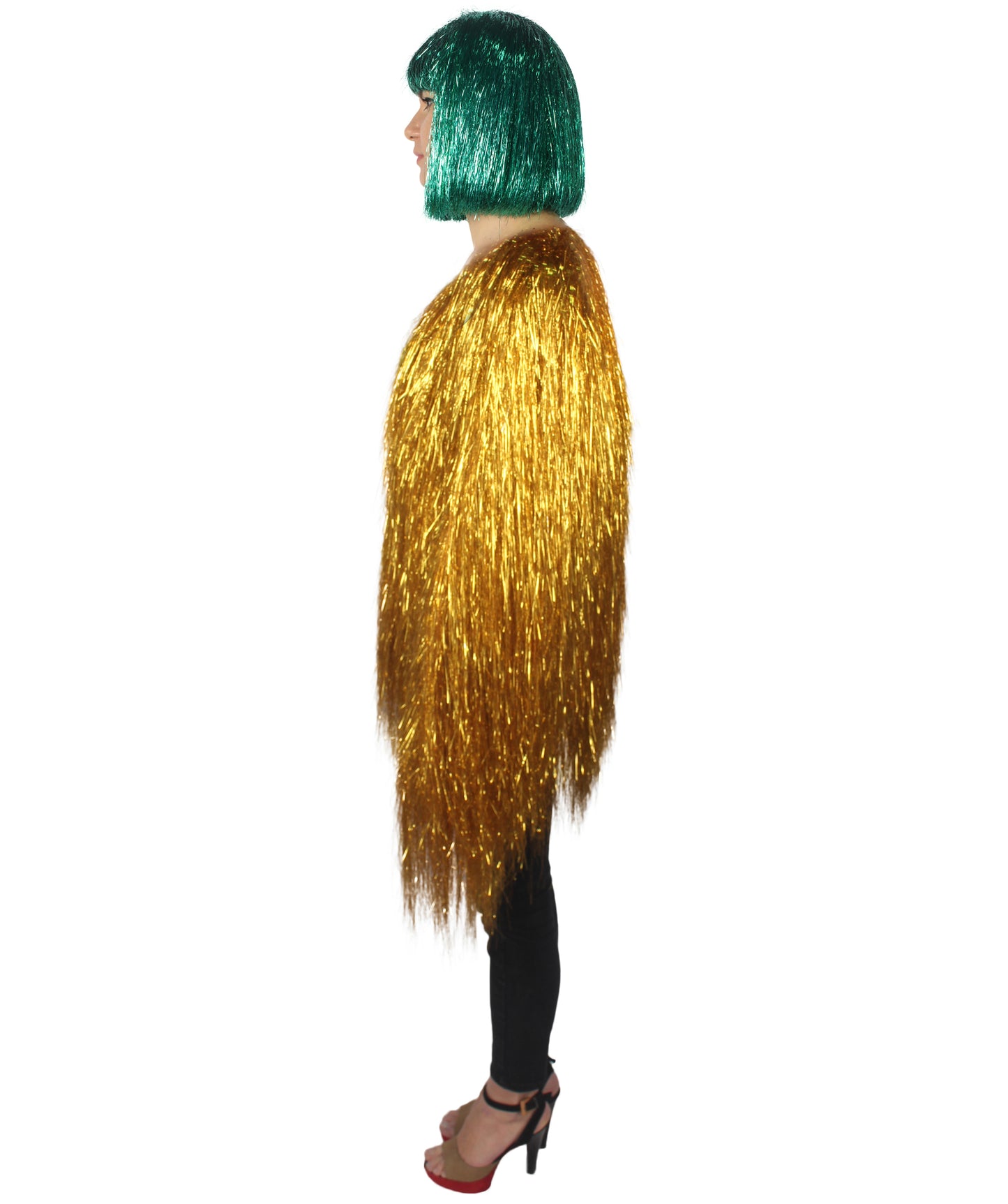 HPO Women's Party Tinsel Costume Set | Multiple Color Options | Suitable for Halloween |  Tinsel Material