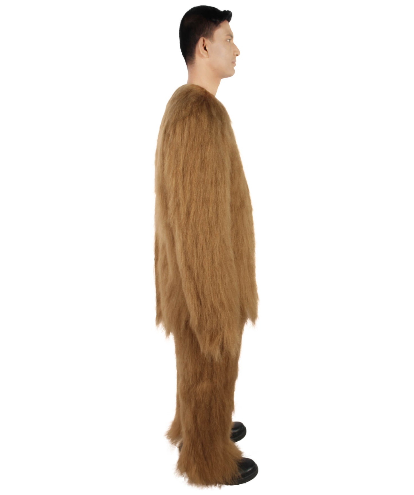 HPO Hairy Unisex Ape Mask and Bodysuit Costume Bundle | Multiple Color Options