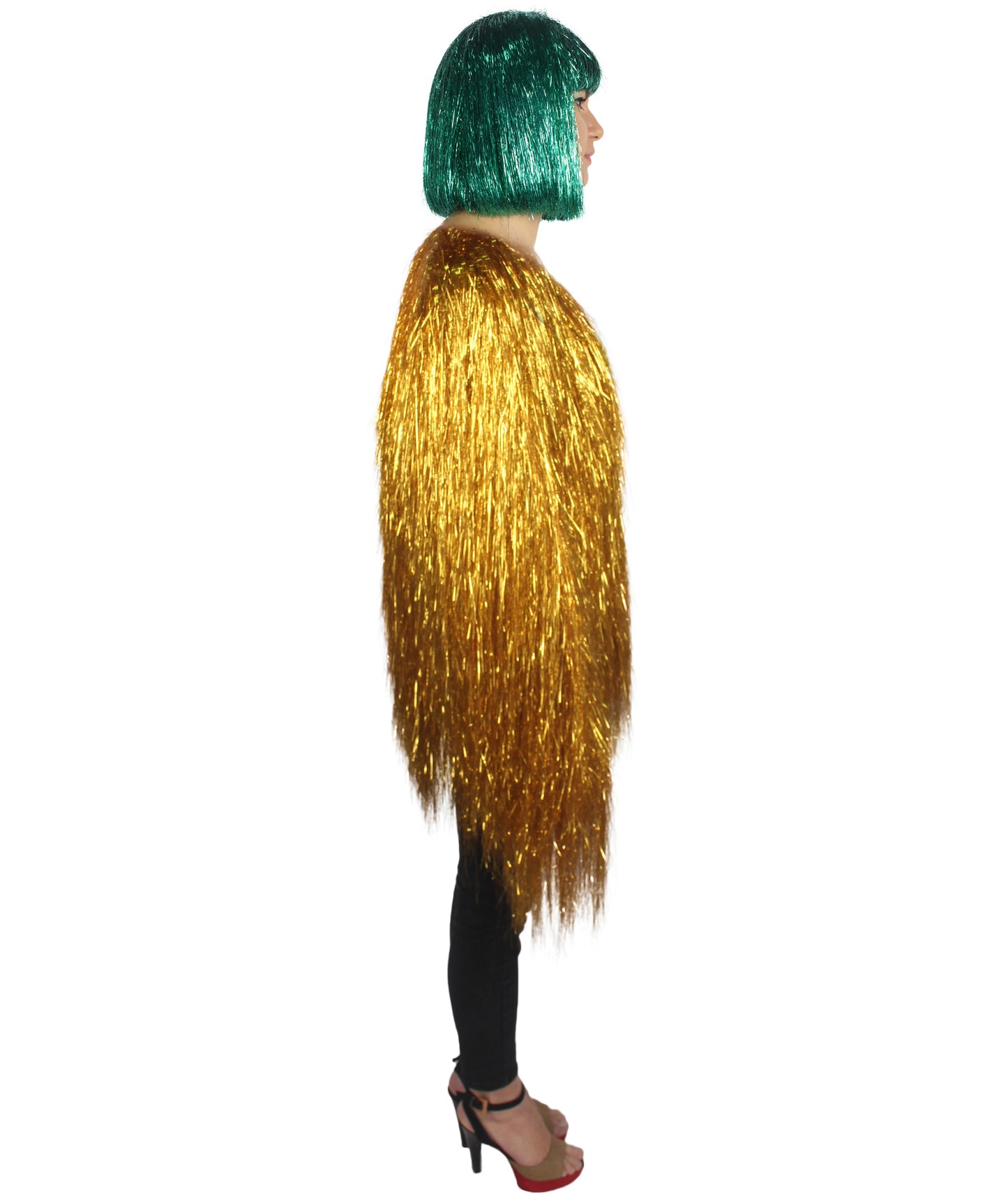 HPO Women's Party Tinsel Costume Set | Multiple Color Options | Suitable for Halloween |  Tinsel Material