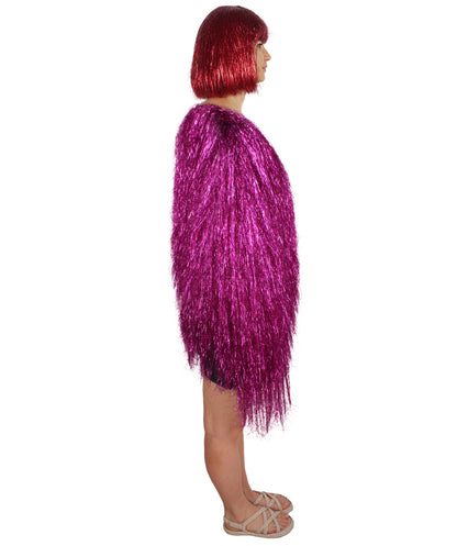 HPO Women's Party Tinsel Costume Set | Multiple Color Options | Suitable for Halloween |  Tinsel Material