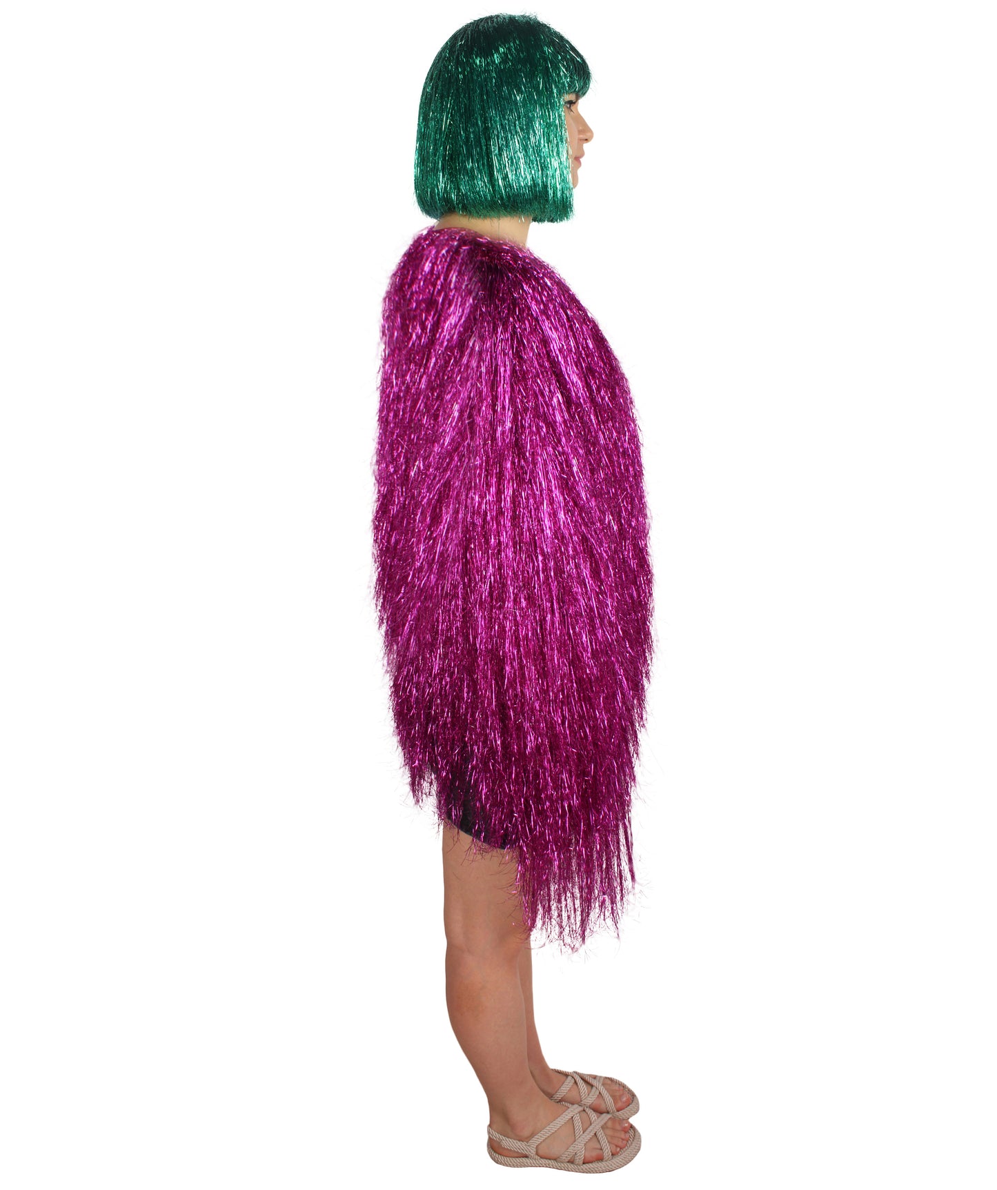 HPO Women's Party Tinsel Costume Set | Multiple Color Options | Suitable for Halloween |  Tinsel Material