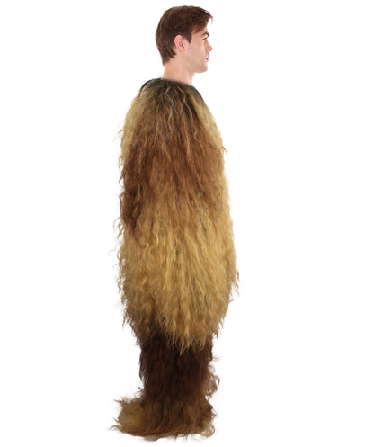 HPO Men's Long Hairy Warrior Ape Military Leader Resistance Fighter Costume | Fancy Costume Collections