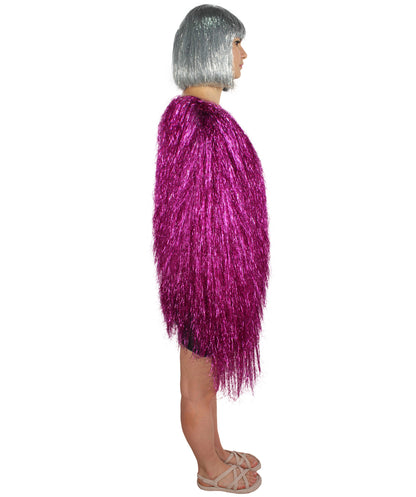 HPO Women's Party Tinsel Costume Set | Multiple Color Options | Suitable for Halloween |  Tinsel Material