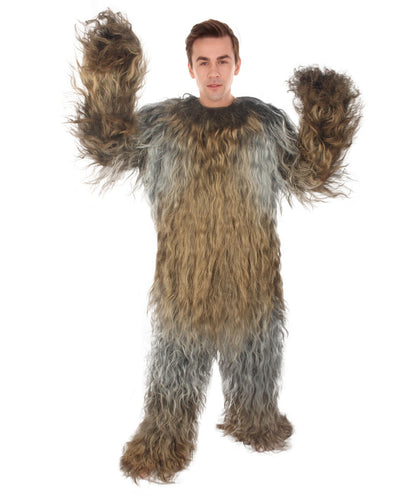 Unisex Hairy Warrior Ape Military Leader Resistance Fighter Costume | Multiple Colors Fancy Costume