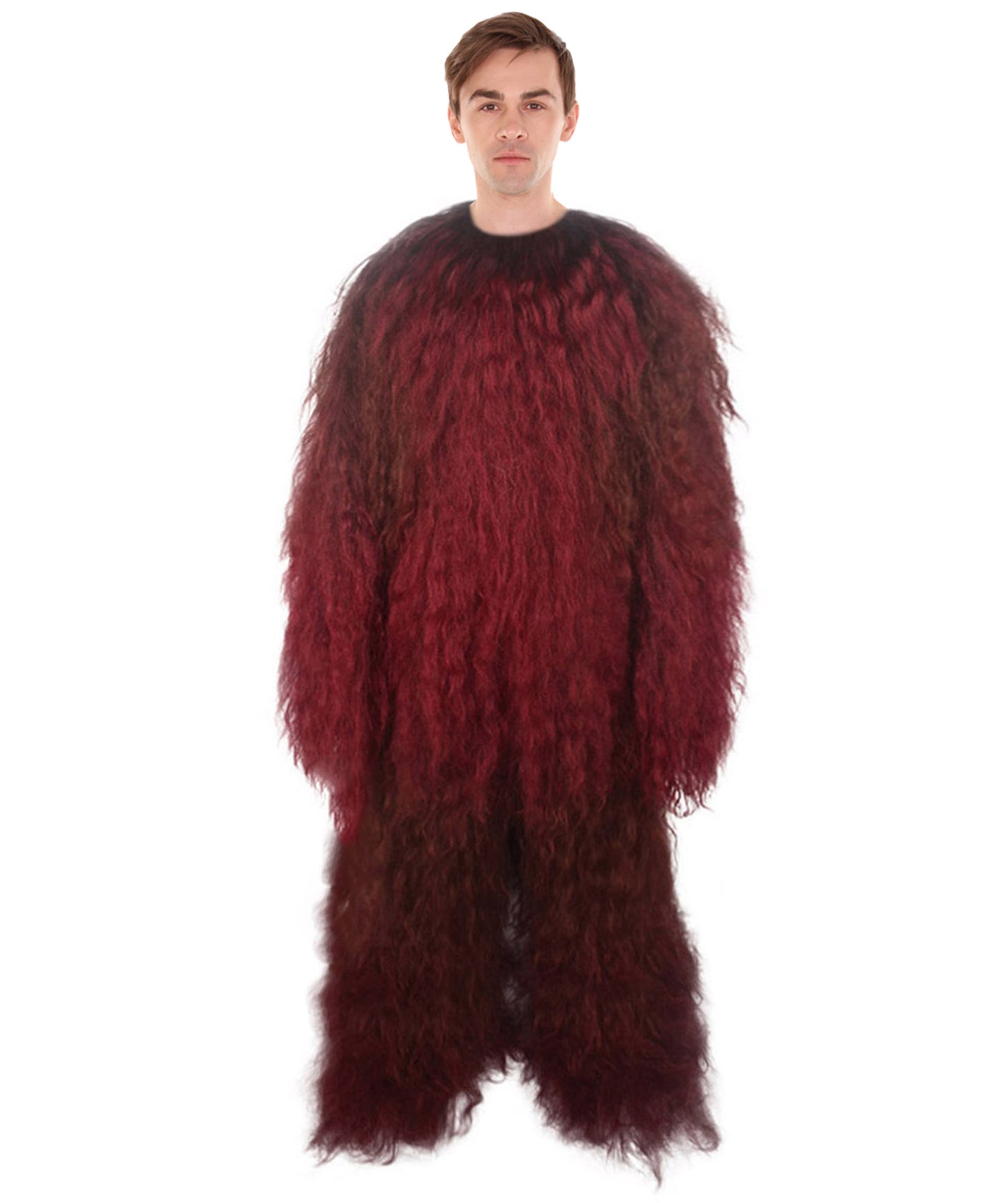 HPO Men's Long Hairy Warrior Ape Military Leader Resistance Fighter Costume | Fancy Costume Collections