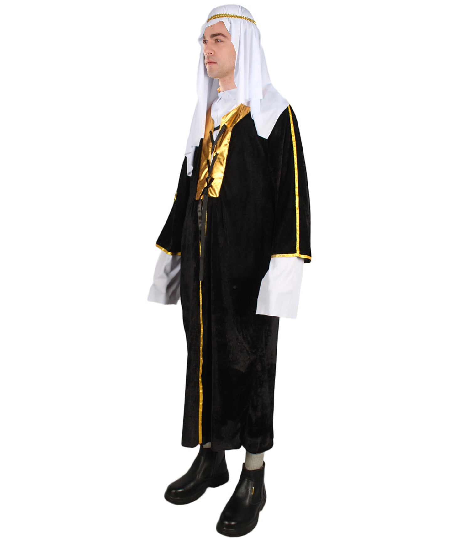 Men's Wise Melchior Costume | Black and White Halloween Costume