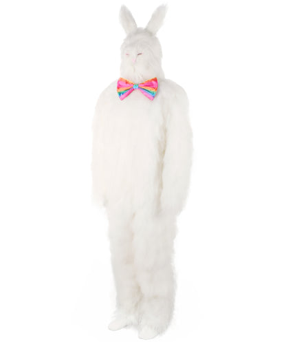 HPO Unisex Easter Bunny Furry Costume I Best for Halloween I Flame-retardant Synthetic Fiber