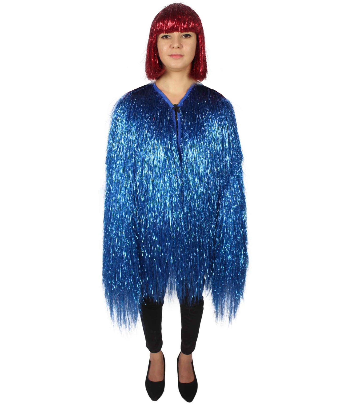 HPO Women's Party Tinsel Costume Set | Multiple Color Options | Suitable for Halloween |  Tinsel Material