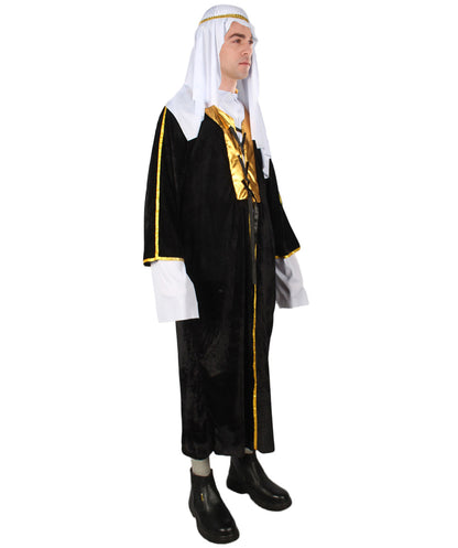 Men's Wise Melchior Costume | Black and White Halloween Costume