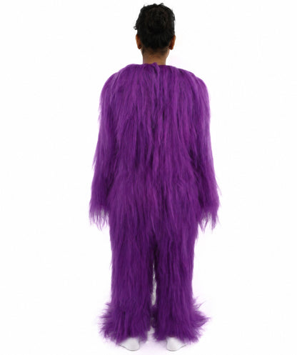HPO Teen Extreme Hairy Person Costume Bundle & Mask Set - Full-Body Hair Suit Extra-Long Costume Wig for Halloween, Cosplay & Parties - Multiple Color Options