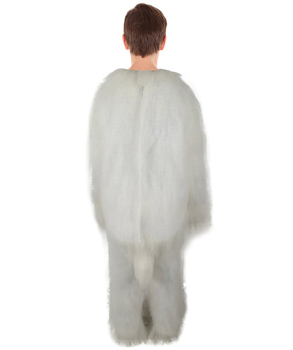 HPO Unisex Fur Animal Multiple Costume, Mask and Bundle – Complete Animal Fur Costume Set for Halloween or Themed Parties – Includes Detailed Fur Animal Outfit and Accessories–Comfortable