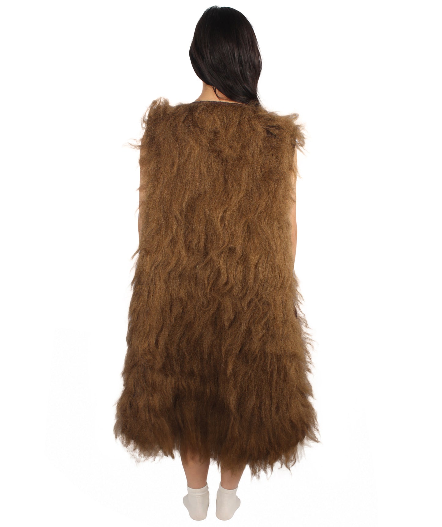 Unisex Brown Caveman Costume I Best for Halloween I Flame-retardant Synthetic Fiber