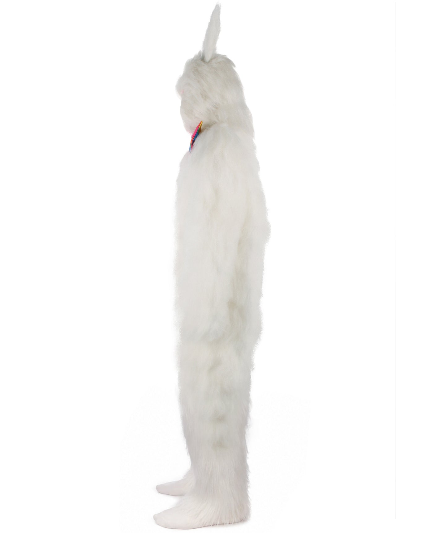 HPO Unisex Easter Bunny Furry Costume I Best for Halloween I Flame-retardant Synthetic Fiber