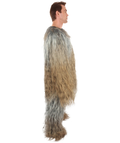 Unisex Hairy Warrior Ape Military Leader Resistance Fighter Costume | Multiple Colors Fancy Costume