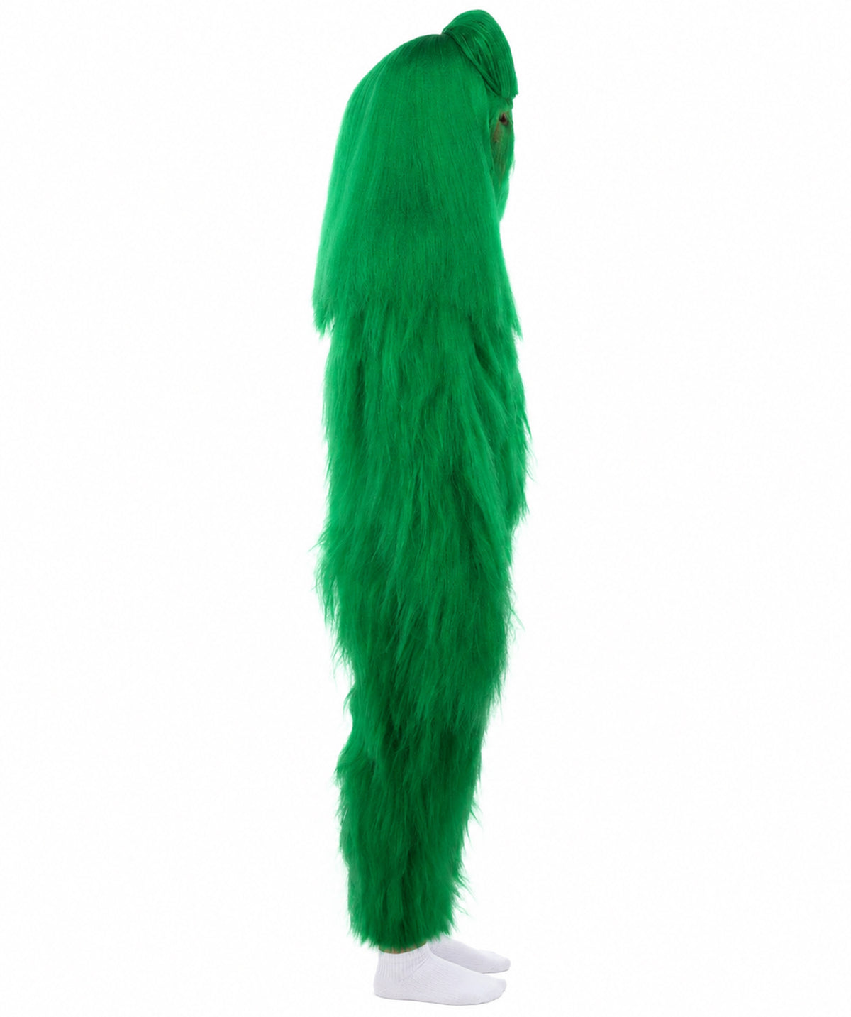 HPO Teen Extreme Hairy Person Costume Bundle & Mask Set - Full-Body Hair Suit Extra-Long Costume Wig for Halloween, Cosplay & Parties - Multiple Color Options