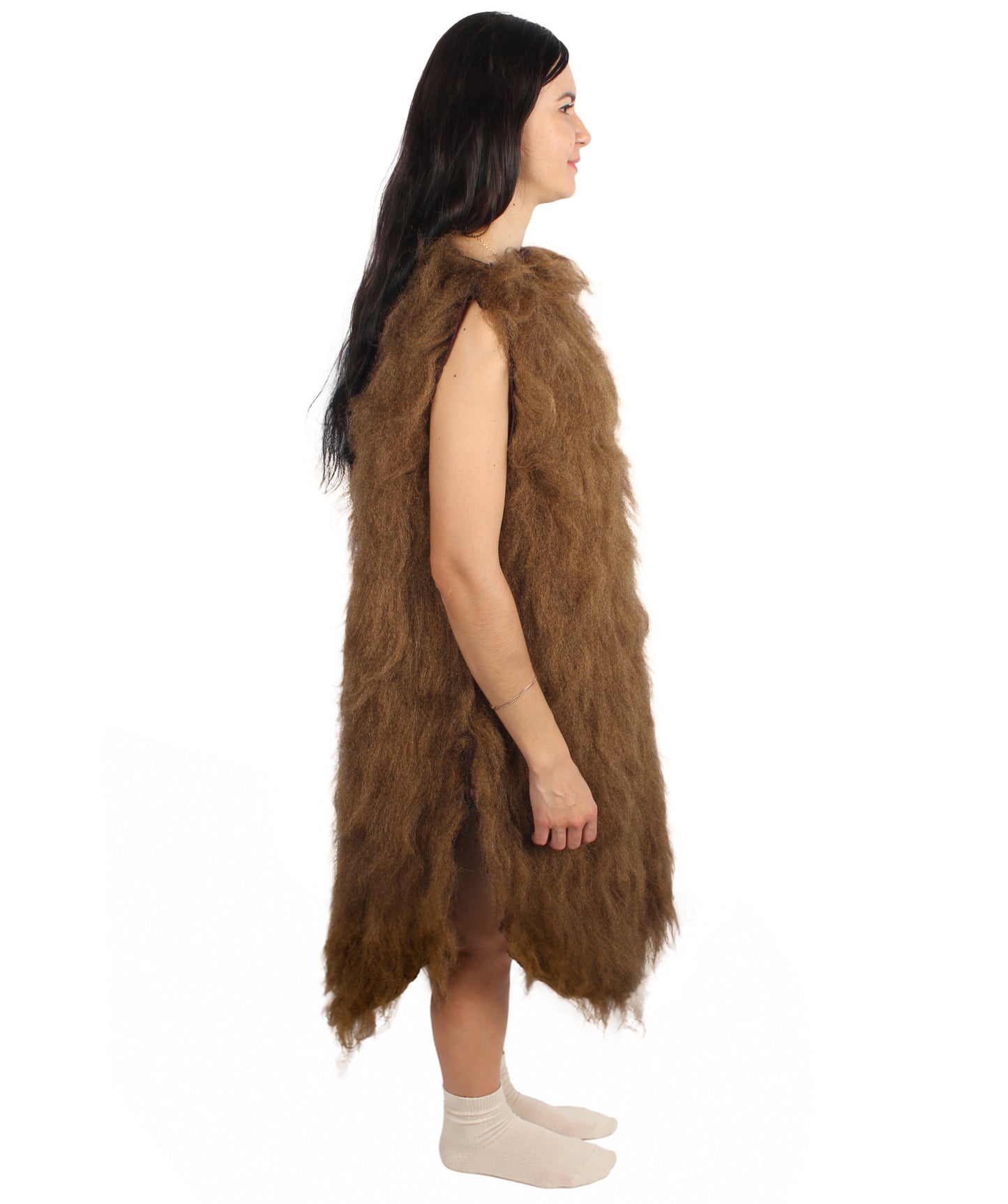 Unisex Brown Caveman Costume I Best for Halloween I Flame-retardant Synthetic Fiber
