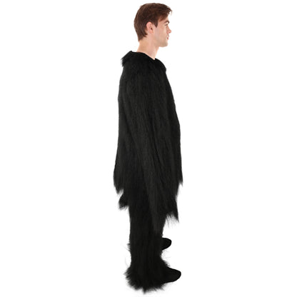 HPO Unisex Fur Animal Multiple Costume, Mask and Bundle – Complete Animal Fur Costume Set for Halloween or Themed Parties – Includes Detailed Fur Animal Outfit and Accessories–Comfortable