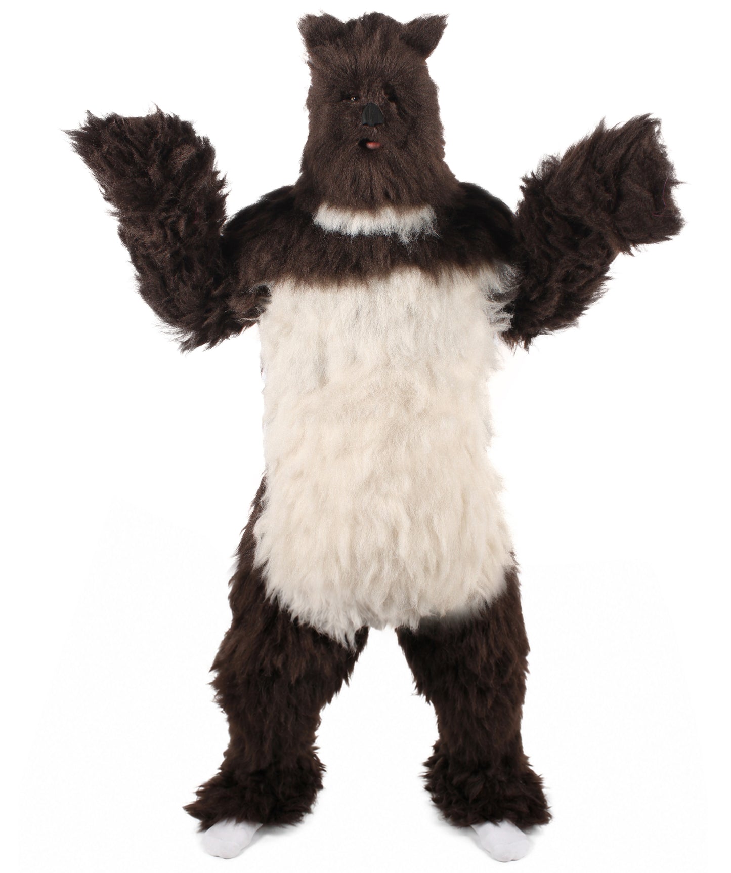 Unisex Dark Brown Grizzly Bear Costume | Best for Halloween| Flame-retardant Synthetic Fabric