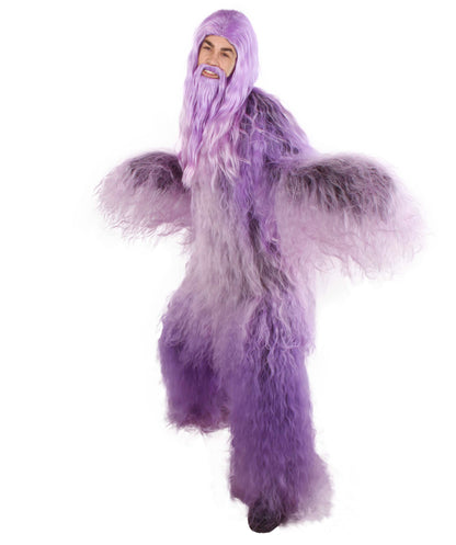 Unisex Bigfoot Horror Wig with Mustache and Beard Bundle | Multiple Color Options