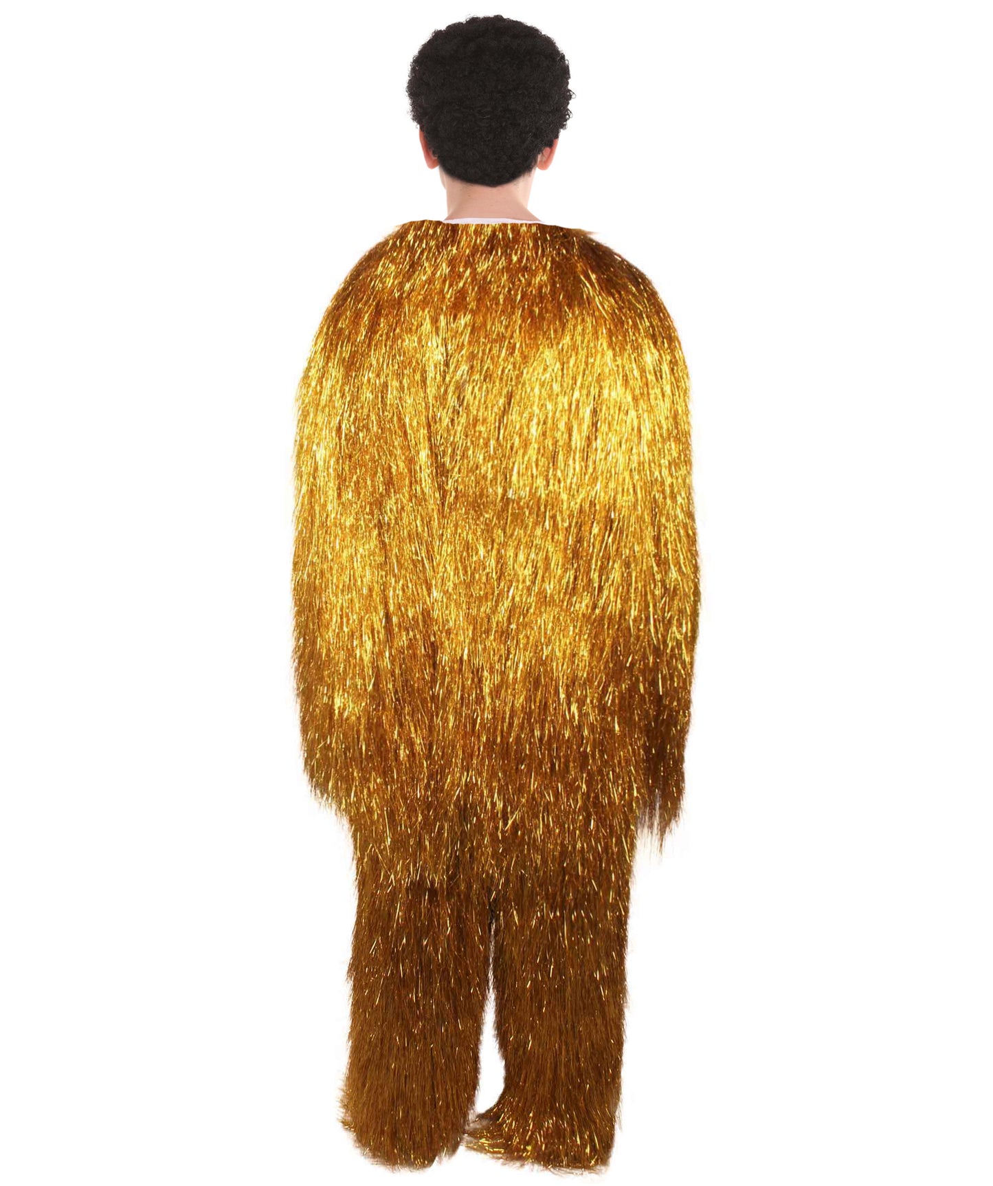 HPO Hairy Unisex Ape Mask and Bodysuit Costume Tinsel  | Multiple Colors