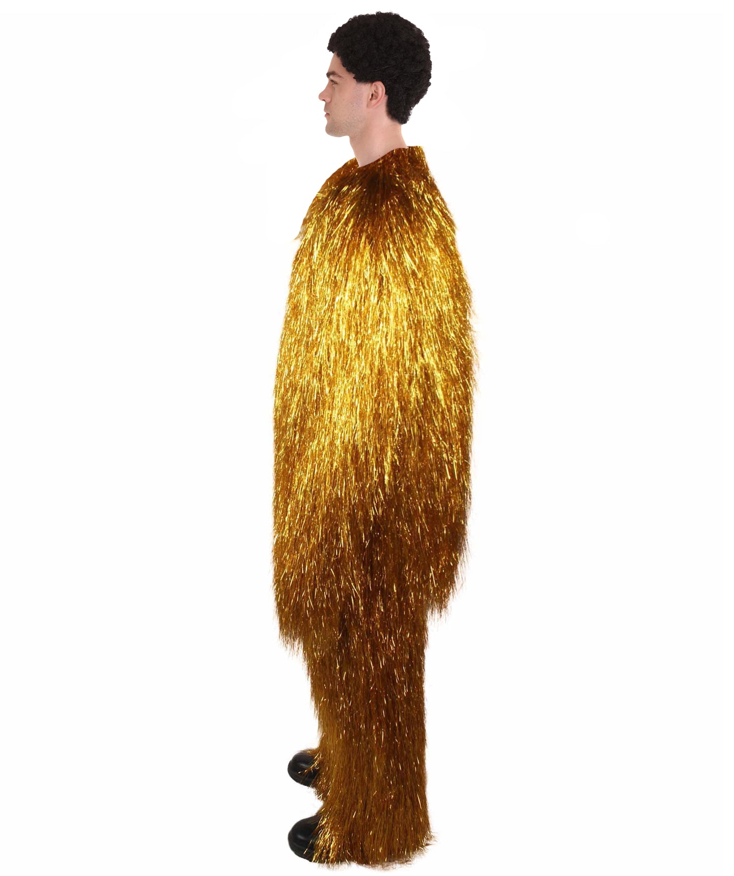 HPO Hairy Unisex Ape Mask and Bodysuit Costume Tinsel  | Multiple Colors