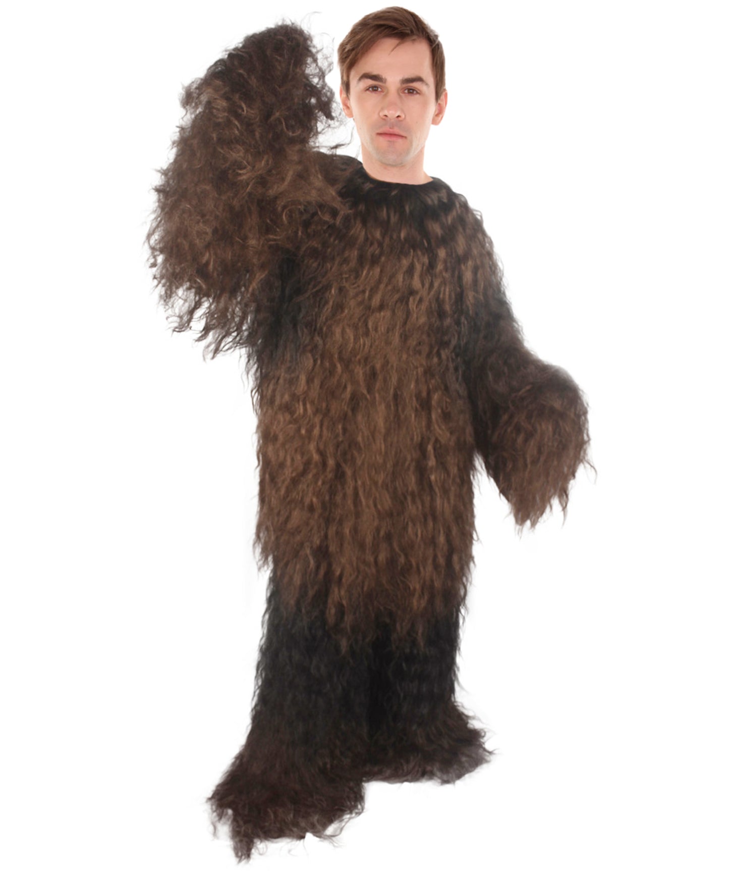 HPO Men's Long Hairy Warrior Ape Military Leader Resistance Fighter Costume | Fancy Costume Collections