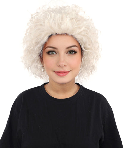 HPO Adult Women’s 15-Inch Curly Wig | Multiple Color Options | Wavy Voluminous Style | Idal for Costume, Cosplay, and Themed Events