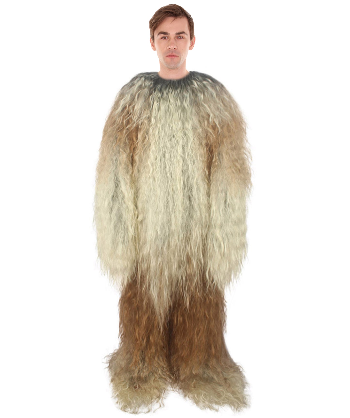 HPO Men's Long Hairy Warrior Ape Military Leader Resistance Fighter Costume | Fancy Costume Collections