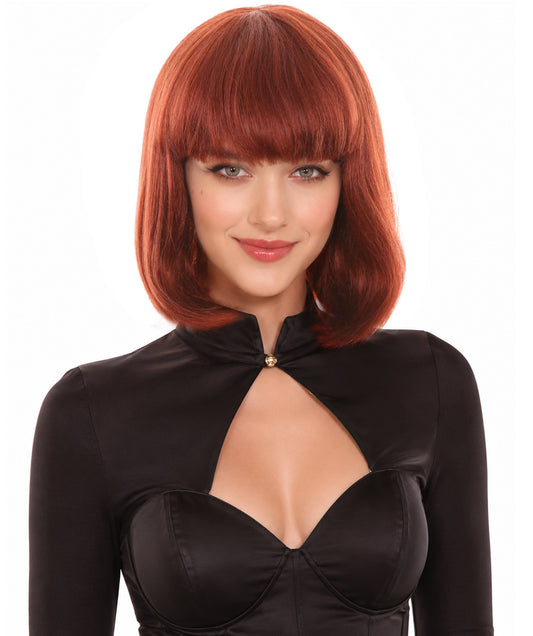 Womens Medium Bob Wigs  Collections | Sexy Cosplay Party Halloween Wigs | Premium Breathable Capless Cap