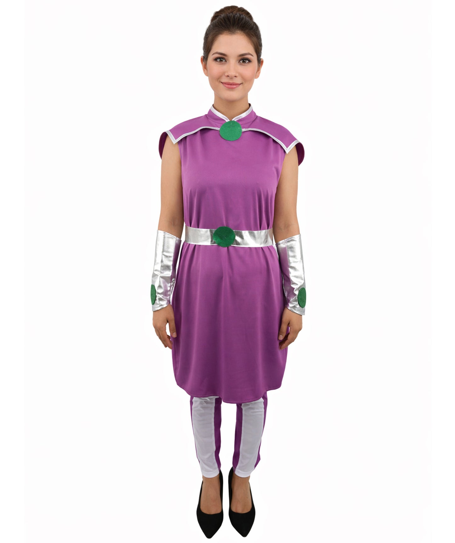 Girl's Superhero Deluxe Starfire Costume - Vibrant and Detailed, Perfect for Cosplay and Themed Events
