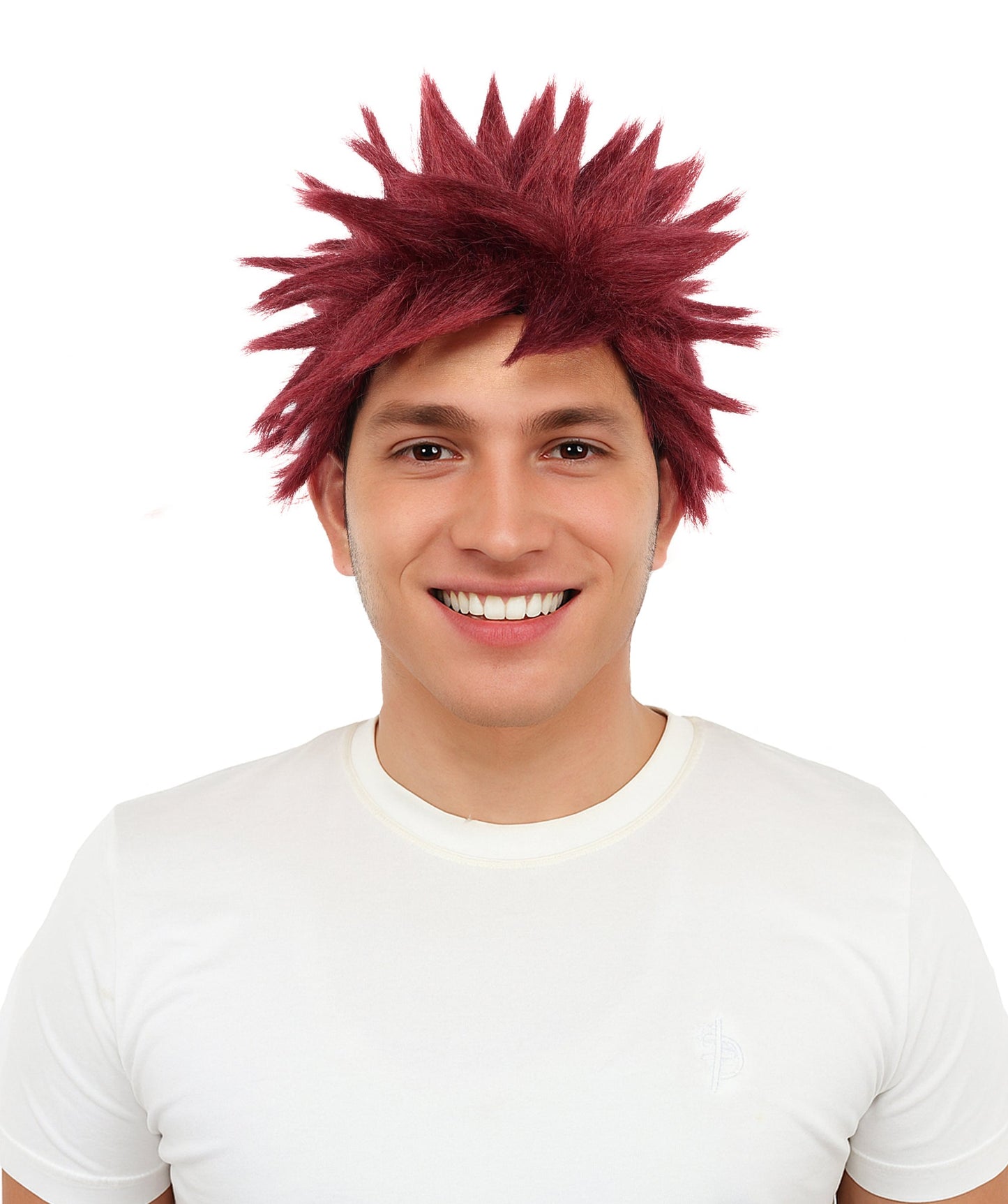 HPO Adult Men's Japanese Superhero Manga Spiky Wig |  Multi Color Options