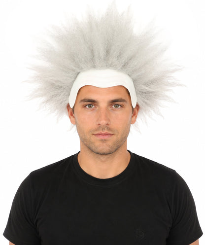 Men's Spiky Clown Theatrical Wig | Multicolor Options | Create of synthetic fiber, massive spiky volume, integrated forehead piece | Party, Halloween, theater, drag, performance, costume events